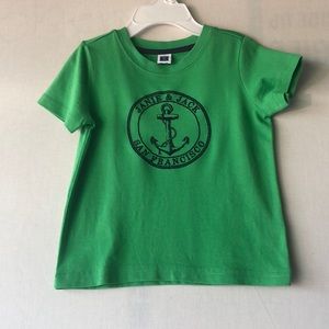 Janie and Jack T-shirt  12-18 months boys green